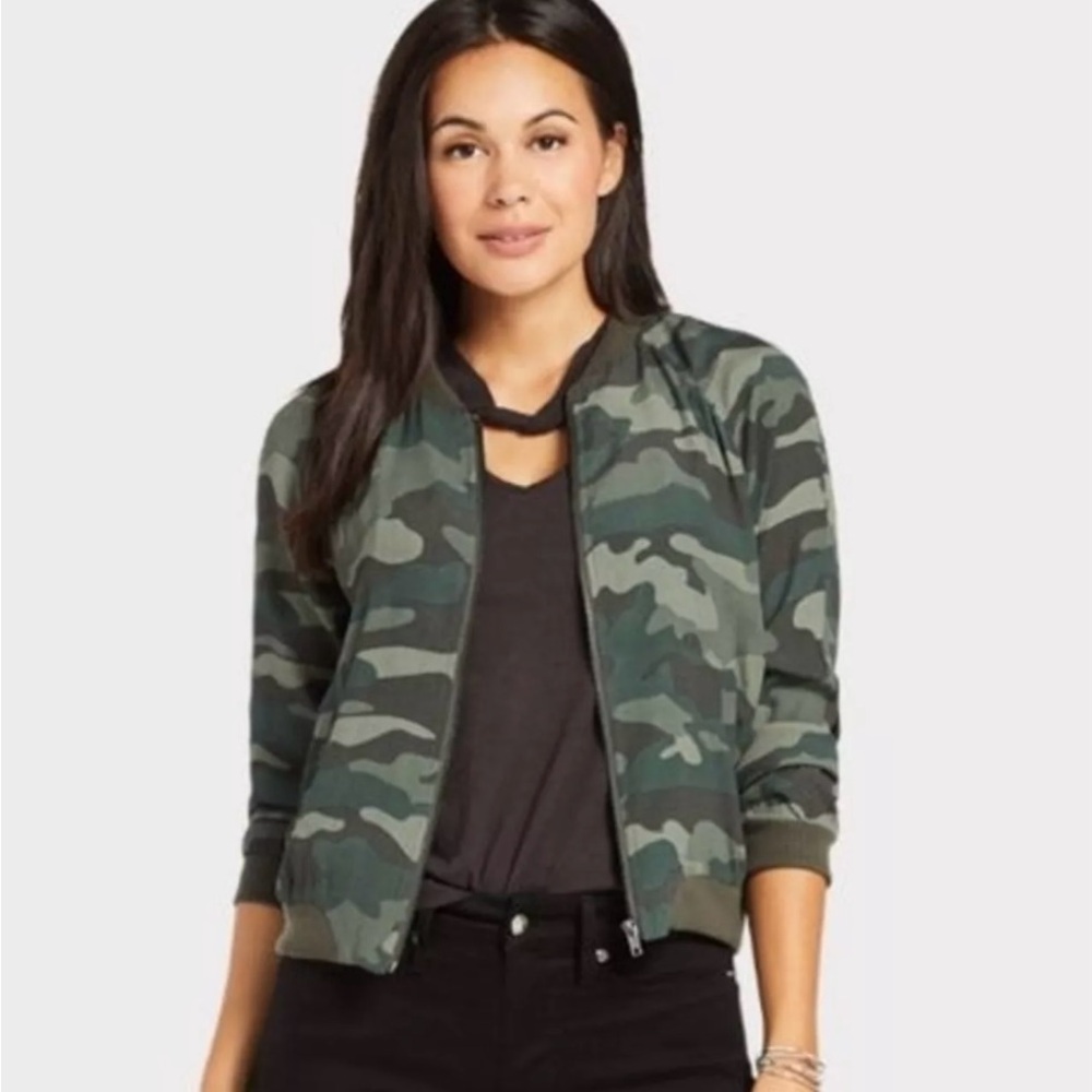 BB Dakota Camo Bomber Jacket